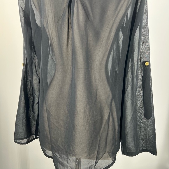 Dizzy Lizzy Sheer Blouse Ladies Size Medium New - Picture 7 of 8